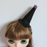 Witch hat hair clip for Blythe, Pullip, and playscale dolls