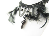 Black Swan Ballet Slipper Necklace