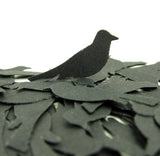 Black bird paper punches