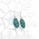 Miniature Pine Cone Earrings Made From Real Pinecones