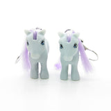Blue Belle retro My Little Pony earrings with brushable-hair