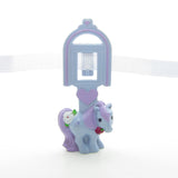 My Little Pony Blue Belle bookmark on necklace