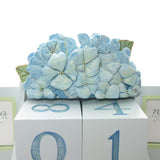 Marjolein Bastin perpetual block calendar with hydrangeas and photo frames