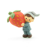 Pixie boy with strawberry vintage Hallmark lapel pin