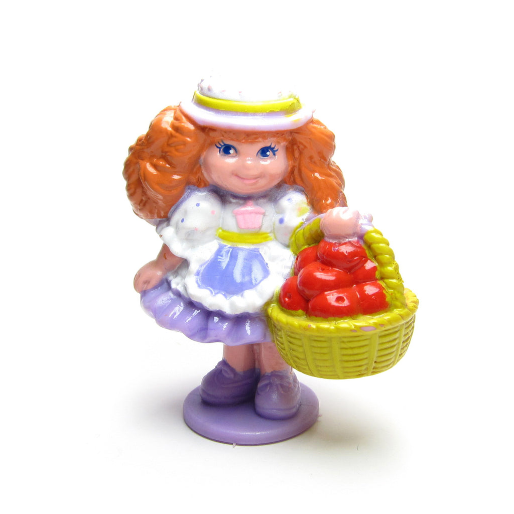 Bubblegum Becky with Basket of Apples Miniature Figurine