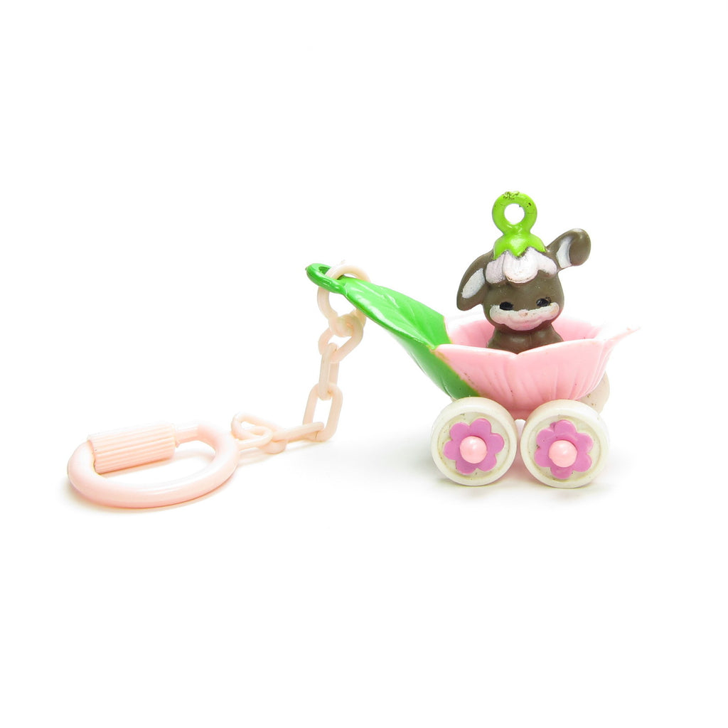 Bunny Bunch Charmkins Keychain with Petal Pusher