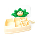 Vintage Cabbage Patch Kids divided dish, spoon and fork