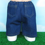 Handmade classic blue jeans for 16" Cabbage Patch Kids dolls