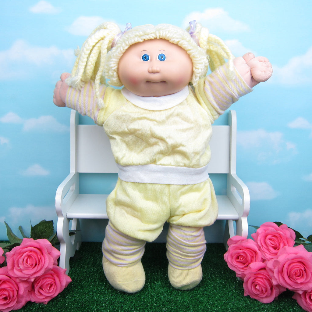 Cabbage Patch Kids Doll - Girl, Blonde Hair with Braided Pigtails, Blue Eyes