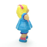 Vintage Cabbage Patch Kids girl in blue dress eraser