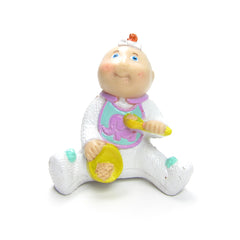 Preemie eating cereal miniature Cabbage Patch Kids figurine