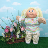 Handmade yellow jeans for 16" Cabbage Patch Kids dolls