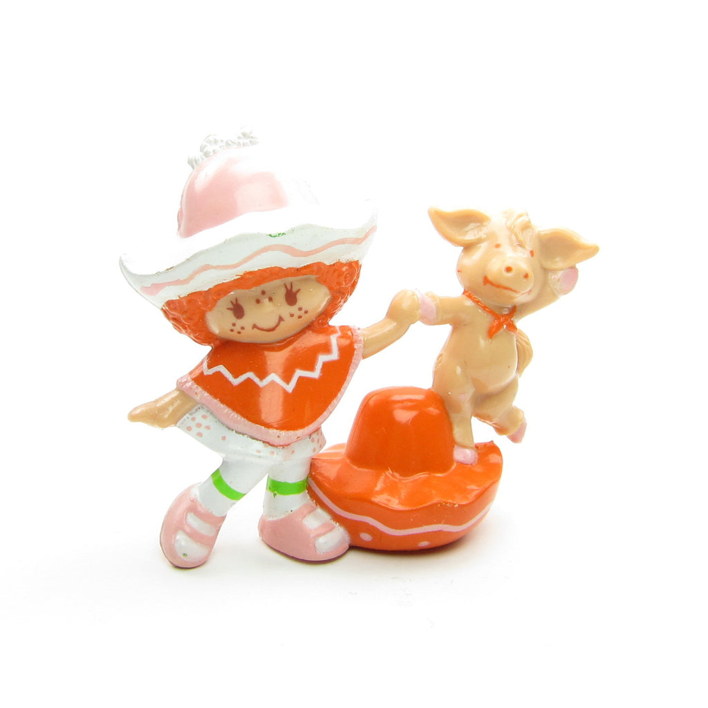 Cafe Ole Dancing with Burrito Donkey 1984 Miniature Figurine