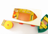 Fisher-Price Play Family camper truck with boat