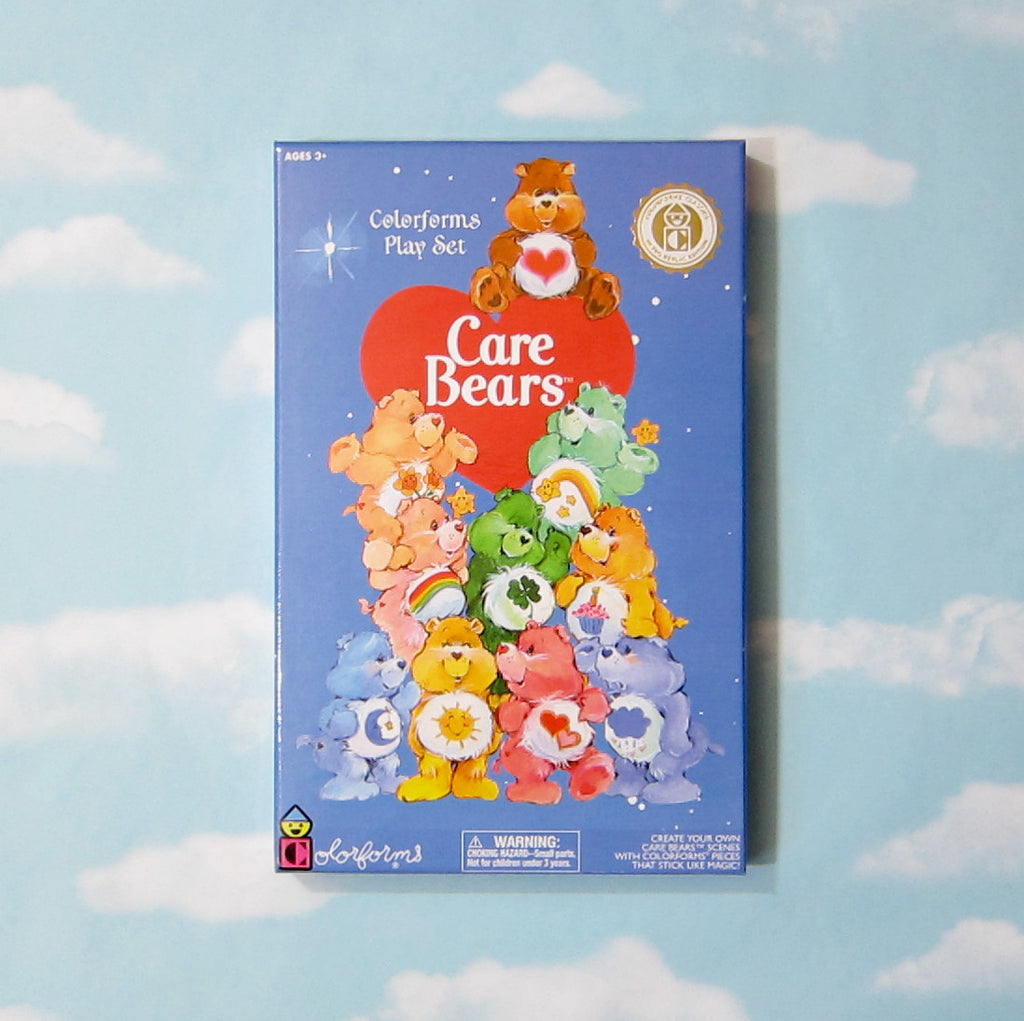 Care Bears Colorforms Play Set 2019 Retro Classic Toy with Board and Vinyl Pieces