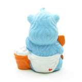 Baby Tugs Bear ready to shovel some clouds Care Bears miniature figurine