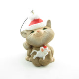 Hallmark Christmas Cuddle cat and mouse with Santa hats