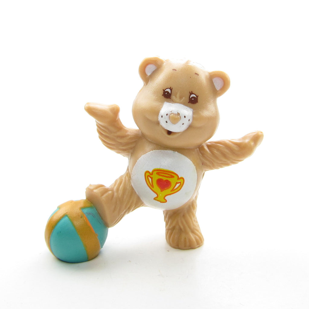 Champ Bear Celebrating a Win Care Bears Miniature Figurine