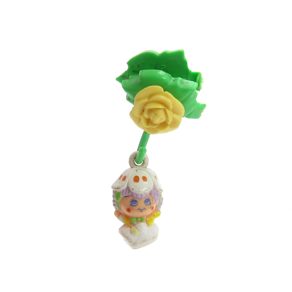Charmkins Twinkle hair clip with yellow rose barrette