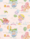 Charmkins Happy Birthday gift wrap wrapping paper sheet