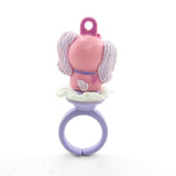 Charmkins Petal Pink Puppy ring with charm