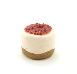 Miniature Dollhouse Cherry Cheesecake with Graham Cracker Crust