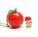 Cherry Cuddler pin in necklace pendant