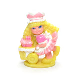 Cherry Merry Muffin miniature figurine with cupcake cart