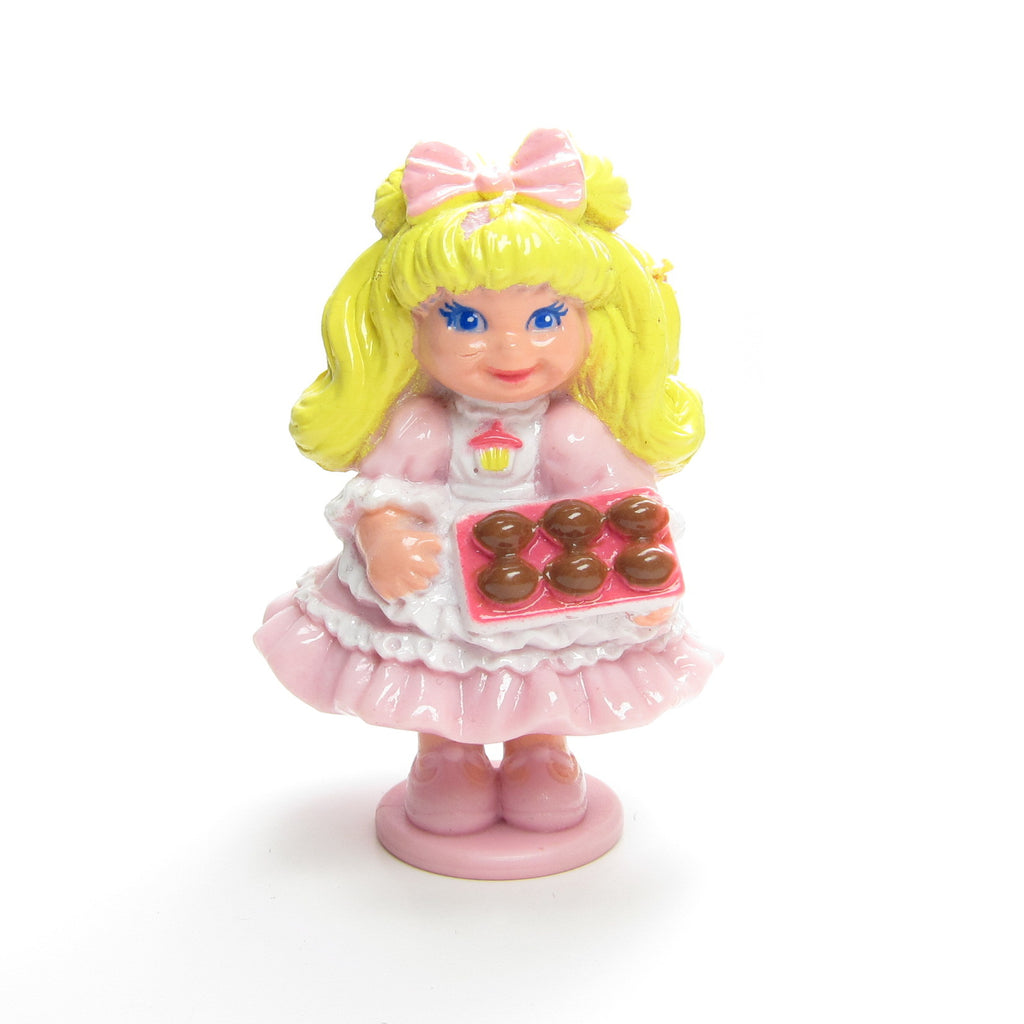 Cherry Merry Muffin Miniature Figurine with Chocolate Muffins or Cupcakes