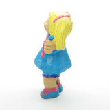 Vintage Cabbage Patch Kids girl in blue dress eraser