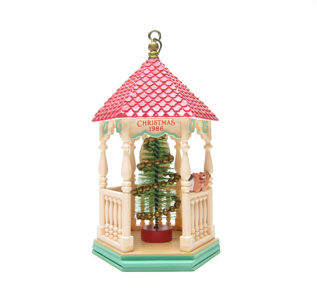 Gazebo Christmas Ornament Hallmark Keepsake 1986 Sweetheart Tree Decoration