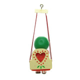 Vintage Hallmark 1979 1980 Ornament with girl in swing