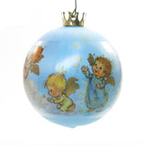 Angels on Hallmark A Christmas Prayer satin ball ornament