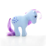 35th Anniversary Blue Belle My Little Pony toy with white hair ribbon