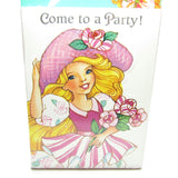 Peppermint Rose birthday party invitations