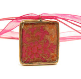 Reversible Pink, Orange, and Copper Necklace