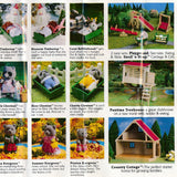 Sylvanian Families playsets and Timbertop, Babblebrook, Chestnut and Evergreen family