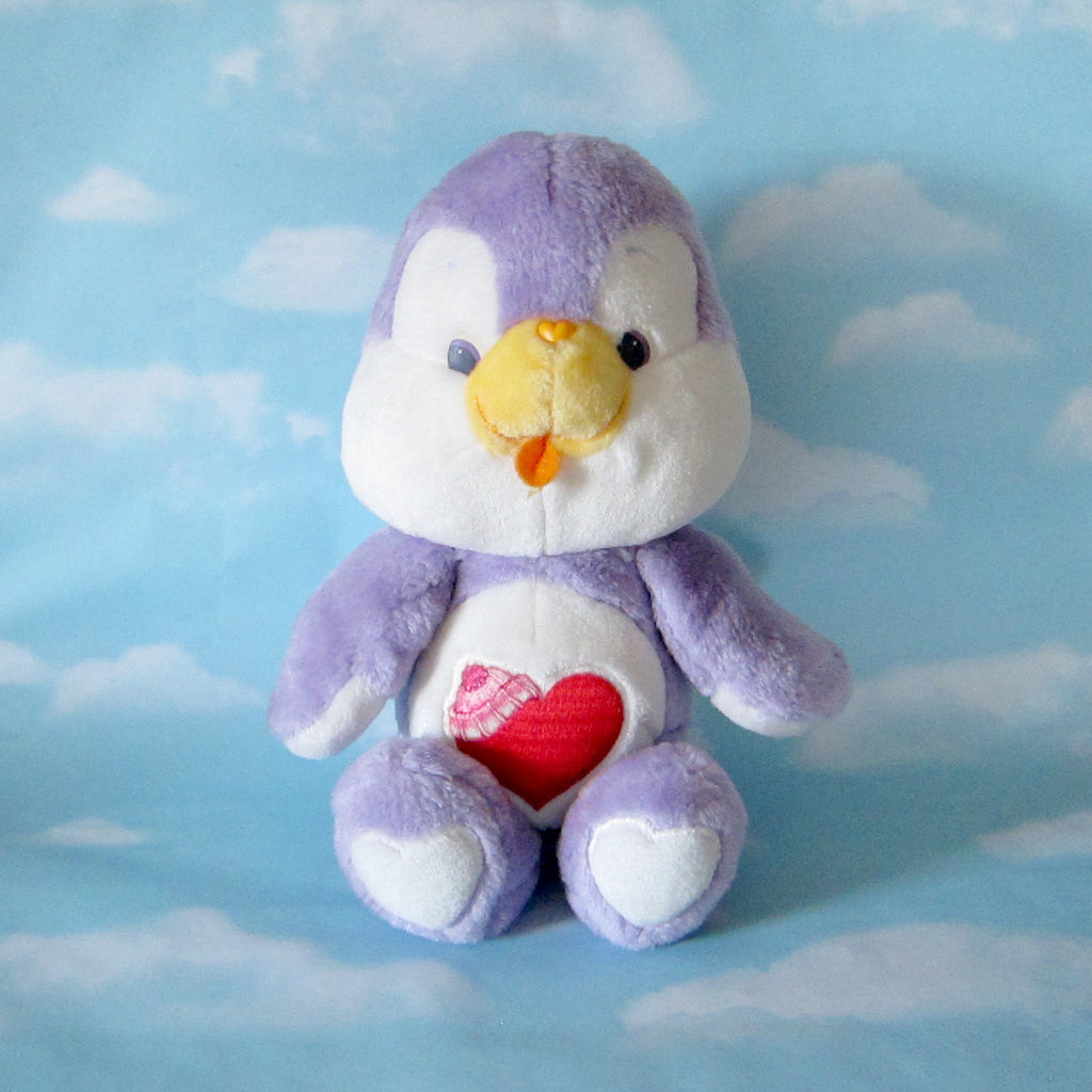 Cozy Heart Penguin Plush Vintage 13" Care Bears Cousins Stuffed Animal