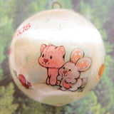 Custard and Hopsalot on Strawberry Shortcake Baby's First Christmas ornament