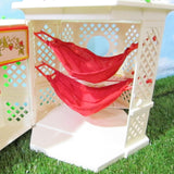 Red hammocks for Strawberry Shortcake dolls in Garden House playset