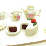Polymer Clay Red Velvet Cake with Slice