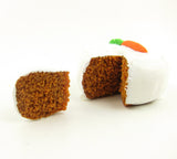 Polymer Clay Carrot Spice Cake with Slice
