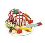 Dollhouse Miniature Christmas Candies and Cake