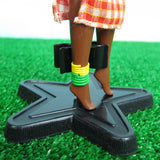Vintage 1993 Kenyan Barbie Dolls of the World #11181 with yellow and green anklets