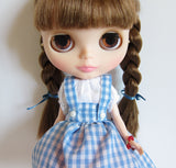 Dorothy Wizard of Oz costume for Blythe dolls