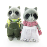 Chestnut Gray Raccoons Sylvanian Families toys