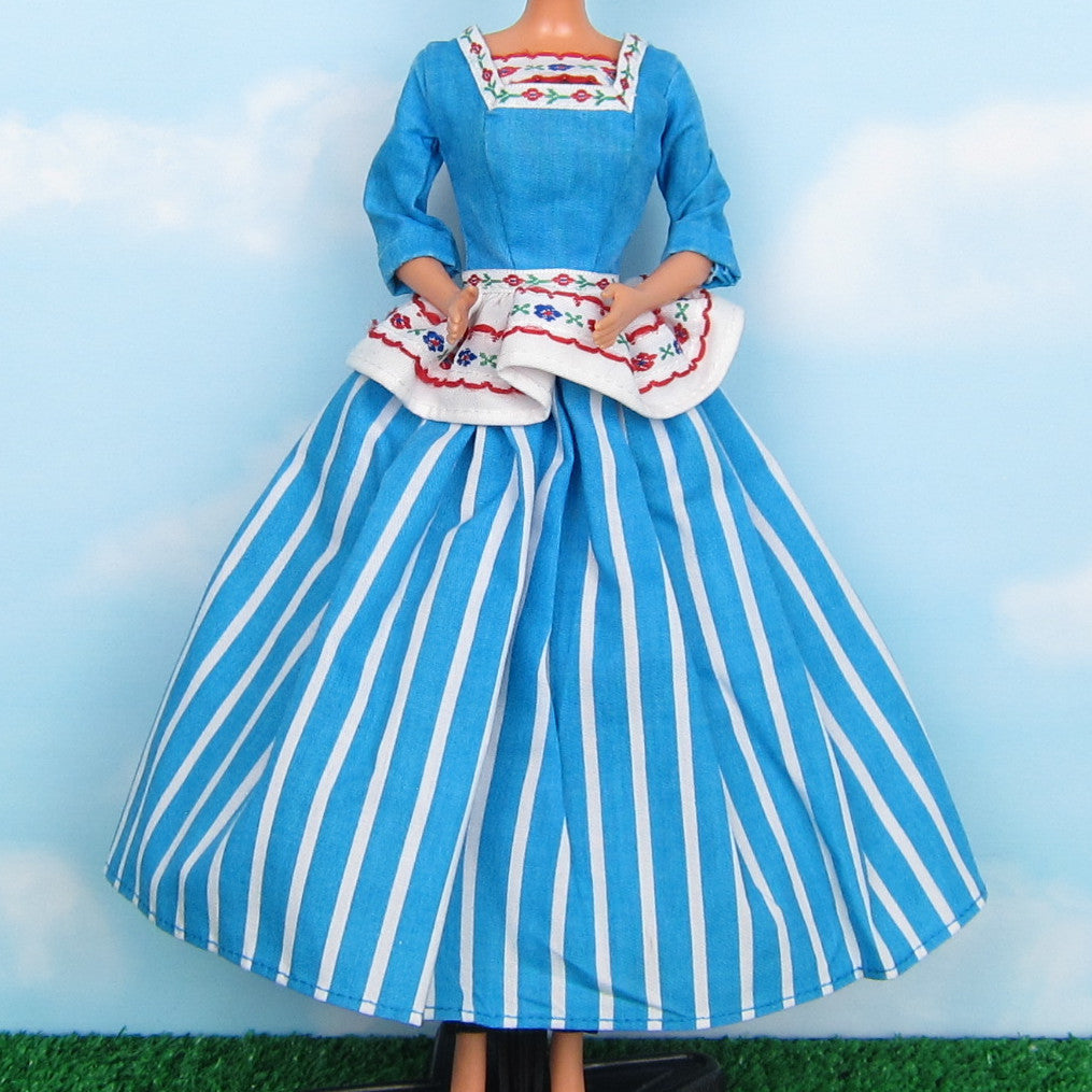 Dutch Barbie Doll Dress Vintage 1994 Dolls of the World #11104 Costume | Brown Eyed Rose Dutch Barbie Doll Dress Vintage 1994 Dolls of the World #11104 Costume | Brown Eyed Rose