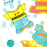Clothes for Fastball paper doll