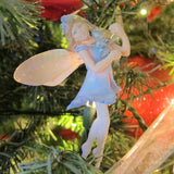 Faerie Candessa vintage 2001 Hallmark Frostlight Faeries ornament with fiber-optic light-up wings