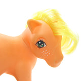 Applejack My Little Pony with scratch in eye paint